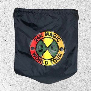 Bruno Mars 24k Magic World Tour Drawstring Backpack